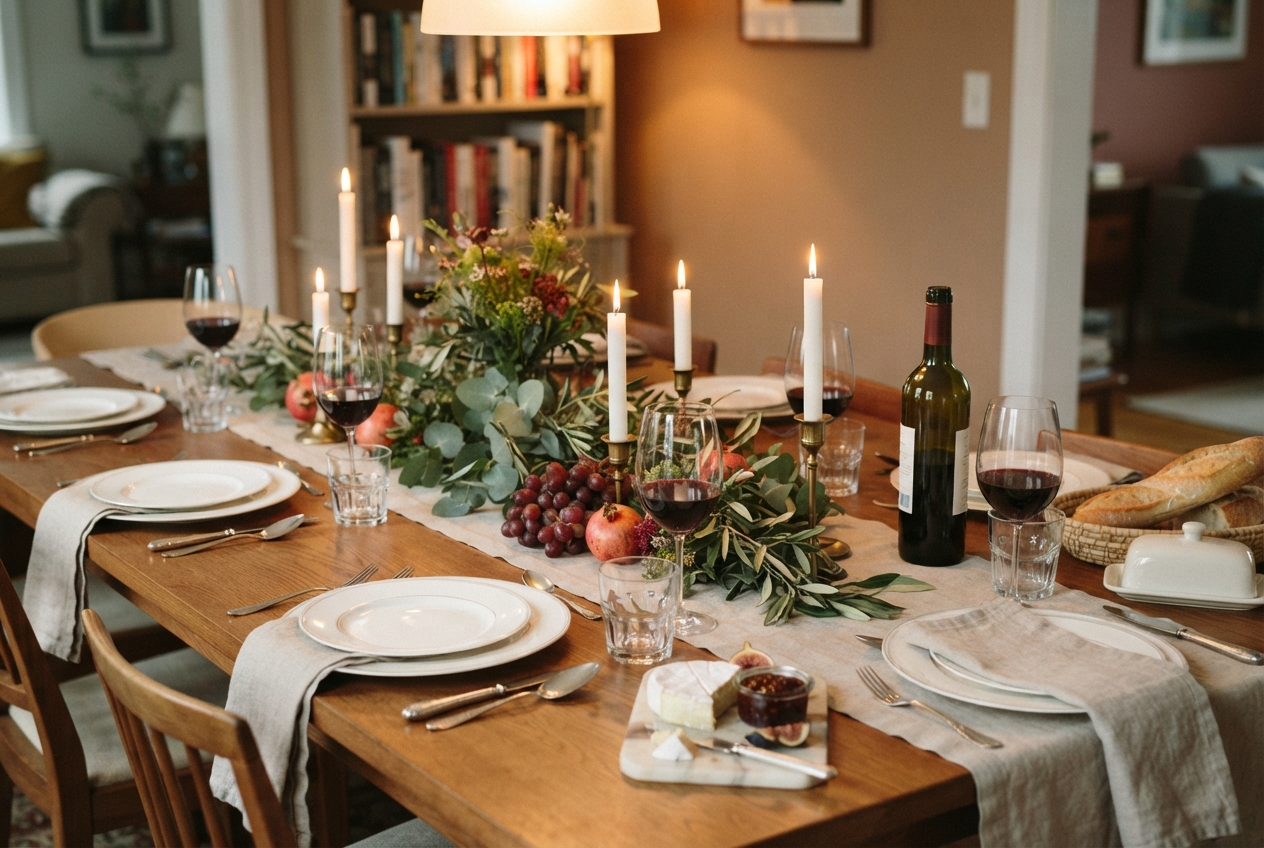 European dinner party